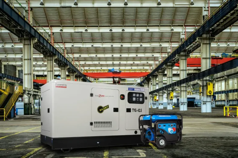 Genset sebagai sumber listrik cadangan untuk aktivitas usaha
