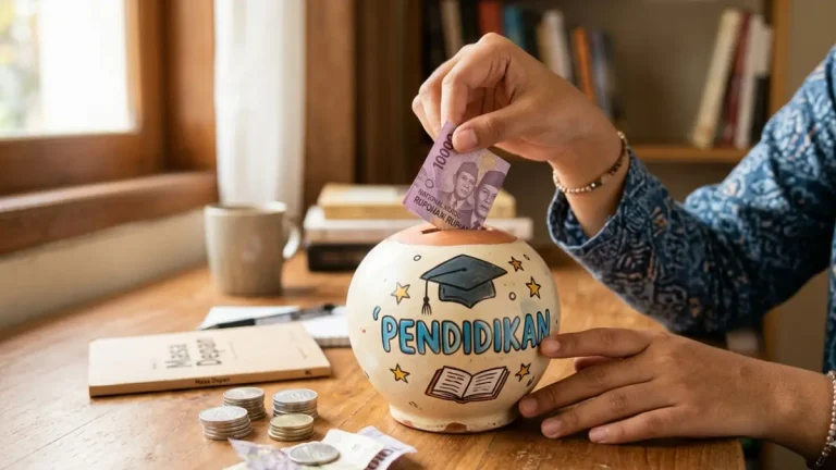 Orang tua menyiapkan dana pendidikan anak untuk kebutuhan sekolah